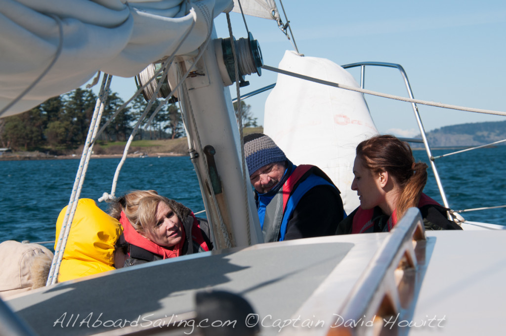 Sailing North from., Friday Harbor, San Juan Island