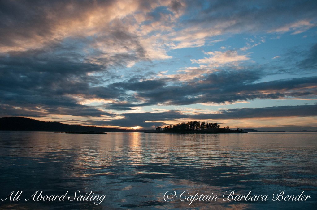 Sailing after sunset