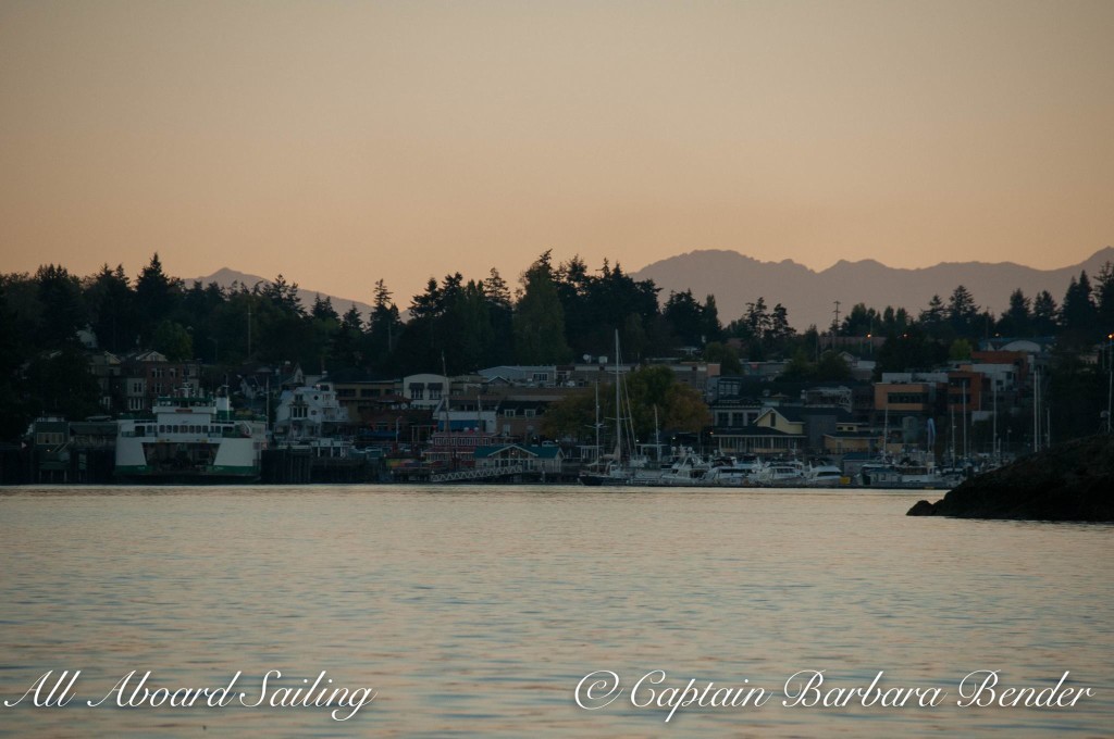 Friday Harbor at dusk