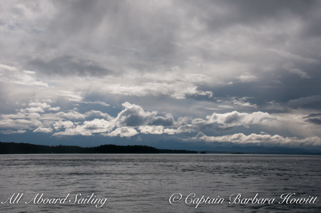 Sailing towards Roche Harbor, Washington