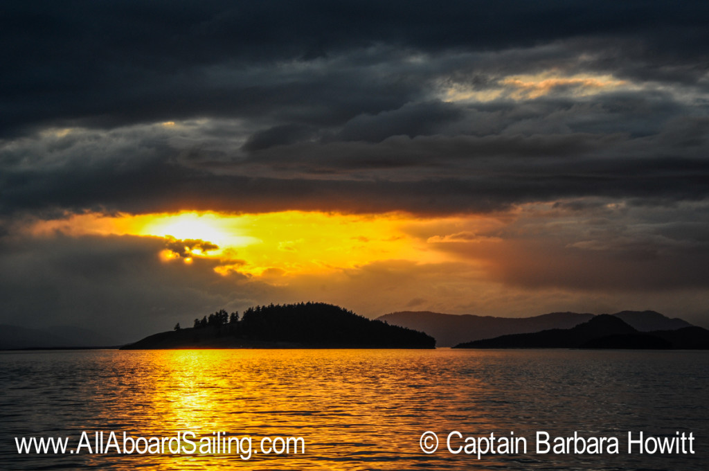 Sunset in the San Juan Islands