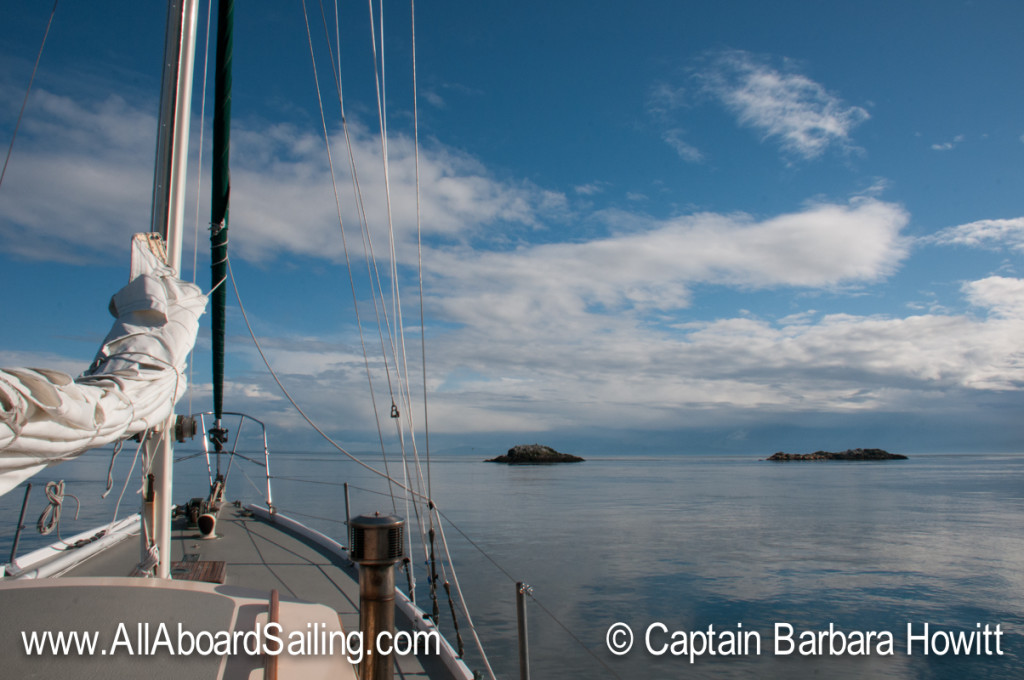 Heading toward Whale Rocks