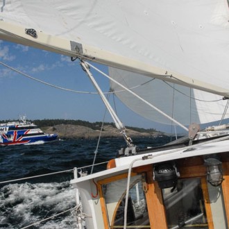 Racing the Victoria Clipper