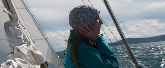 March winds and sail with Humpback Whale