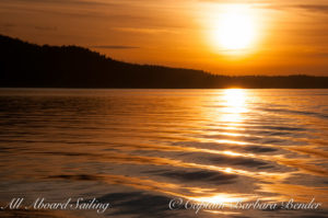 Sunset sail San Juan Island