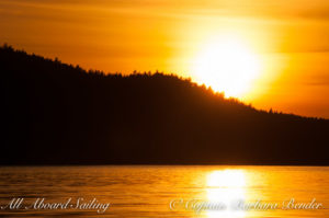 Sunset sail San Juan Island