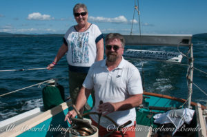 Downwind San Juan Channel — with Sheila Martin and Bruce Martin