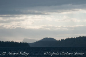Tip Top Stuart Island and Saltspring Island distant
