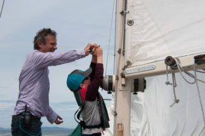 Raising the main