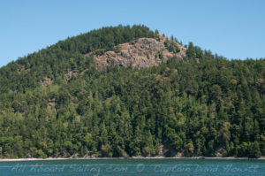 Turtle Back Mountain from Presidents Channel, Orcas Island