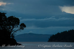Crazy clouds over San Juan Island