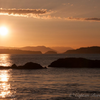 Sail to Saturna island