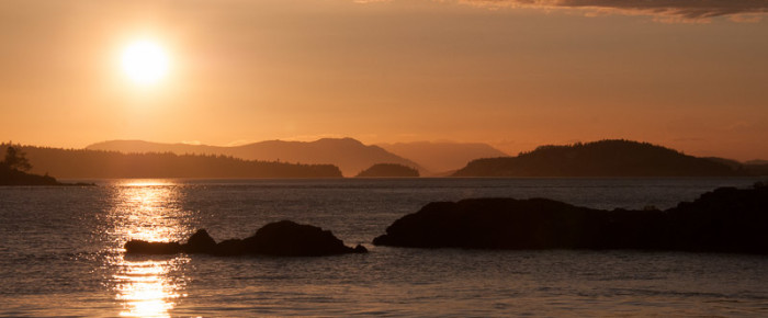 Sail to Saturna island