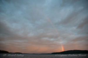 Double Rainbow outside of Friday Harbor