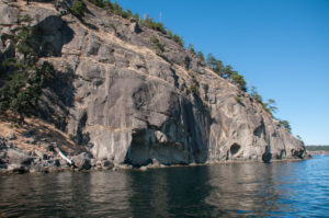 Sailing Passed Monarch Head, Saturna Island