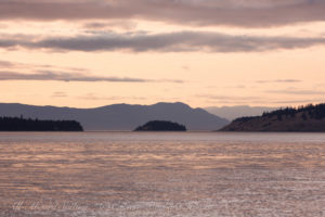 Sunset New Channel to Salt Spring Island