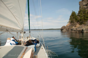 All Aboard sailing in Presidents Chann el