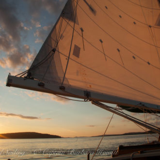 Half day sail South on the ebb