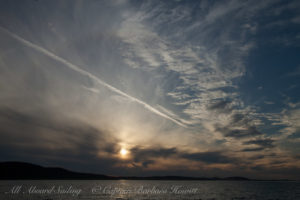 YeSunset sailing San Juan Islands