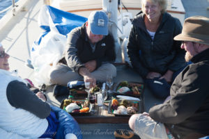 Dinner Cruise, BBQ Halibut and Veggies