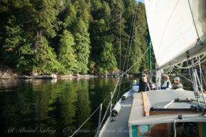 Sailing Presidents Channel, Orcas Island