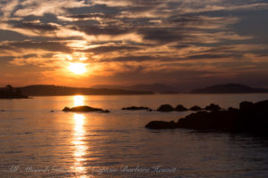 Sunset sail San Juan Islands