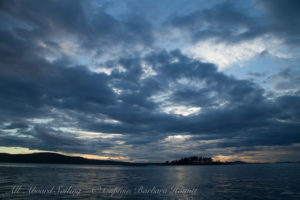 Sunset over San Juan Island