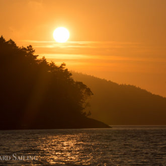 A beautiful short evening sail