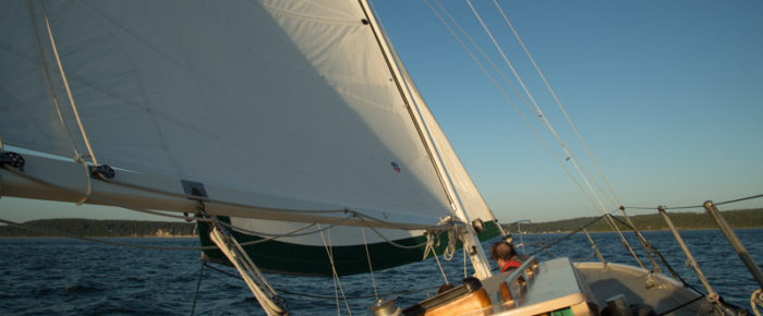 Great day sailing to Flattop Island