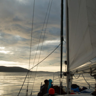 A nice evening short sail