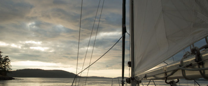 A nice evening short sail