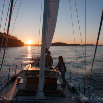 Short sunset sail