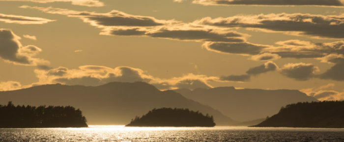 A peaceful short evening sunset sail