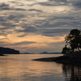 Sunset memorial sail