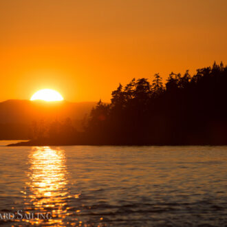 Short sunset sail