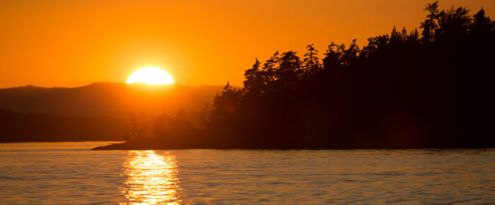 Short sunset sail