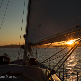 Anniversary sunset sail