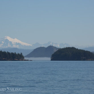 Sailing around Orcas Island