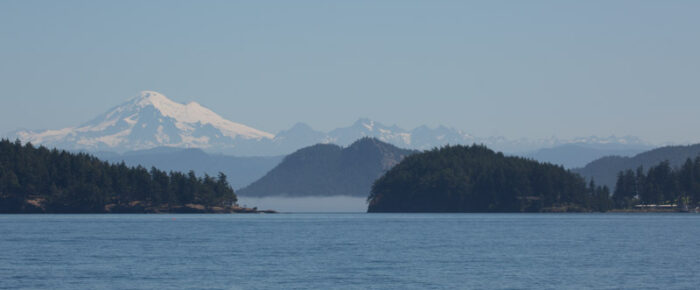 Sailing around Orcas Island