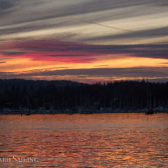 Sunset sail to Whale Rocks