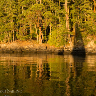 Sunset sail around Turn Island to Shaw Island