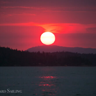 Short sunset sail