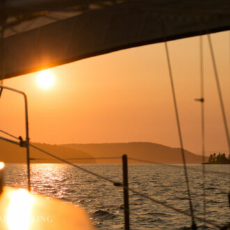 Short sunset sail