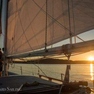 Sunset sail around Blakely Island