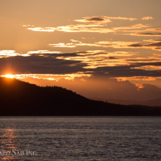 Short sunset sail