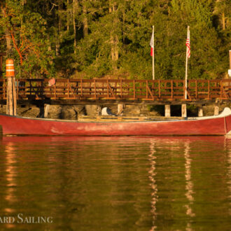 Sunset sail around Canoe Island