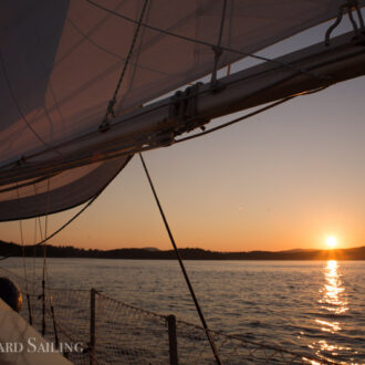 Sunset sail in Paradise
