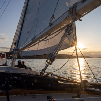 Evening sunset sail