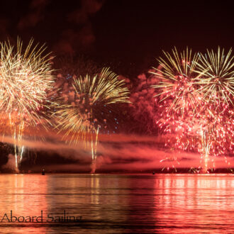 Biggs/Transient Orcas T49A’s in the sunset followed by July 4th Fireworks