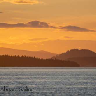 Evening short sunset sail